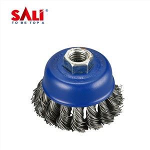 Polishing metall uchun yuqori olishning karbonli burmali simli g'ildirak cho'tkasi mashinasi