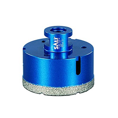 SALI olmosli matkap uchlari 3 dyuymli (76 mm) plitkali teshik arralari vakuumli lehimli teshikli arra Shisha keramik chinni plitkalar uchun 5/8-11 ipli marmar g'ishtli granit kvartsli burchakli maydalagichlar matkaplar